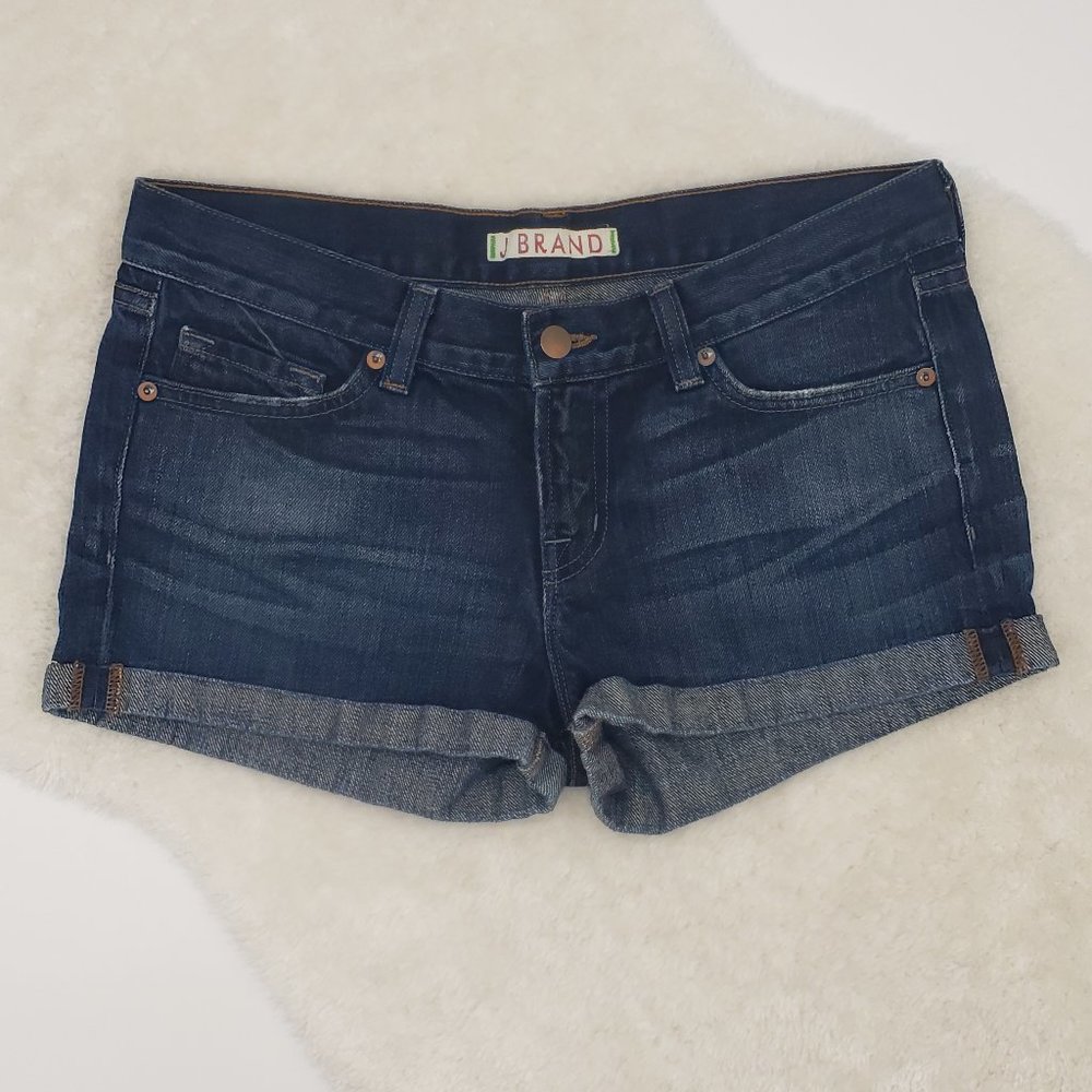 J Brand Mid-Rise Rolled Cuff Shorts